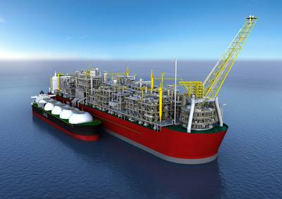 Shell’s Prelude FLNG (Photo: Shell)