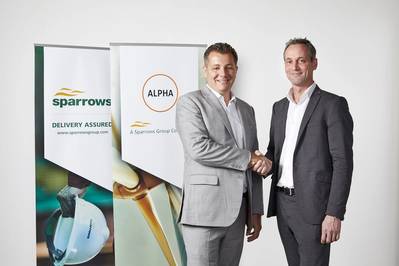 L-R - Stewart Mitchell, Sparrows Group and Mikkel Lund, Alpha Offshore