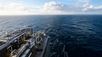 The Troll A platform in the North Sea. (Photo: Harald Pettersen)