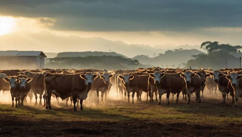 Brazil is the largest beef exporter in the world. Methane emission levels are rising.