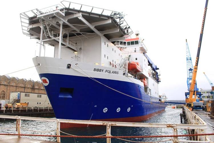 Bibby Polaris at Rosyth (Photo: Babcock)