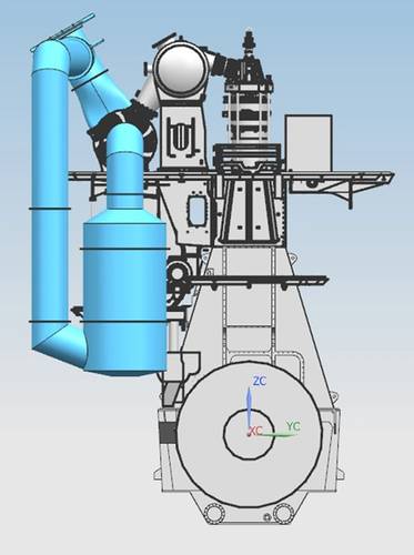 iCER at driving end. Image: WinGD