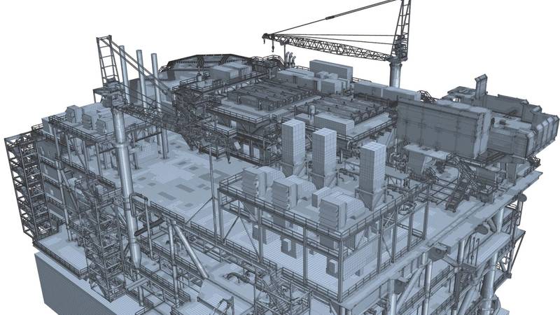 FIGURE 1: View of the full-featured CFD model. (Photo: Hydrocean)