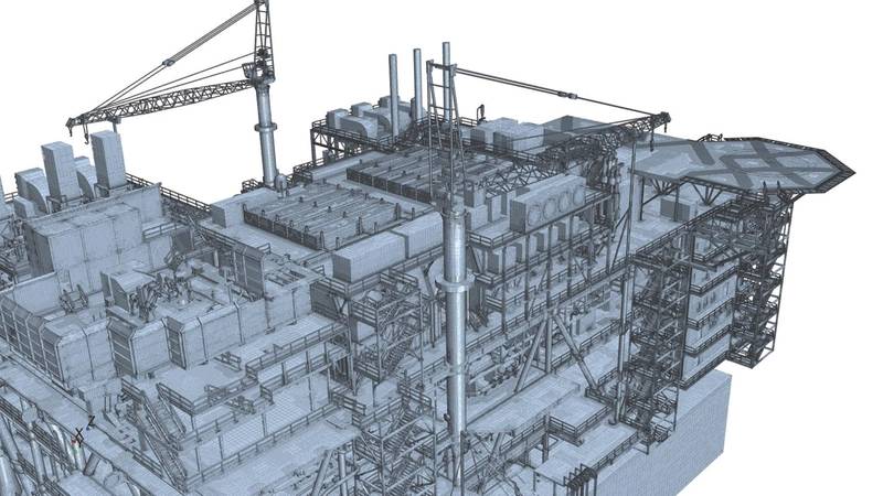 FIGURE 1: View of the full-featured CFD model. (Photo: Hydrocean)