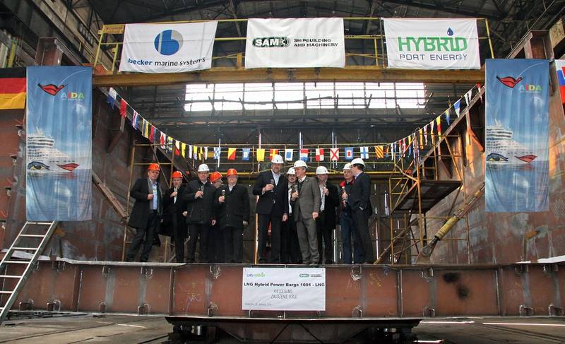 Keel laying ceremony