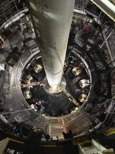 The moonpool on-board the Aoka Mizu (Photo: ROG Ship Repair)