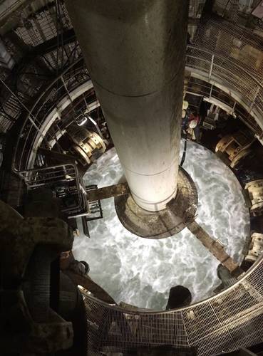 The moonpool on-board the Aoka Mizu (Photo: ROG Ship Repair)