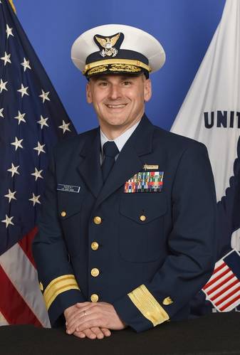 Rear Adm. John Nadeau, who recently took command of the Eighth Coast Guard District in New Orleans