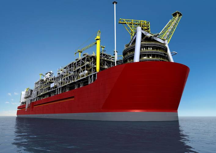 Pioneer ExxonMobil’s FLNG design offshore Australia Courtesy ExxonMobil