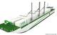 3D Illustration of the LNG Hybrid Barge