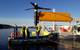 A SCHOTTEL Instream Turbine undergoing maintenance at site near Connel Bridge. Photo: ©SCHOTTEL HYDRO