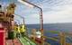 Safe stroll Crew aboard the Maersk Peregrino FPSO off Brazil. Photo: Oeyvind Hagen Statoil 